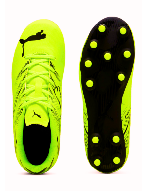 Puma Attacanto FG Snr FB Boots - Electric Lime